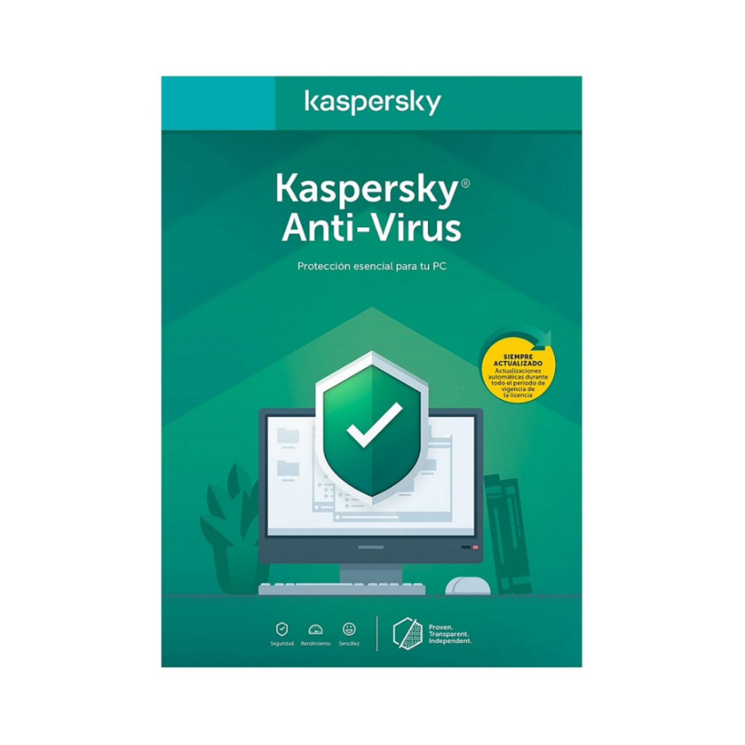 Kaspersky Antivirus Esencial, Licencia 1 Año, 1PC