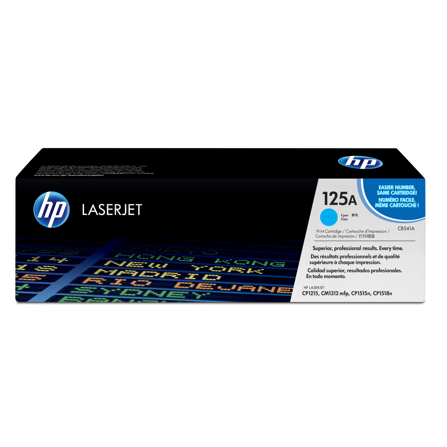 Toner HP 125A Cian (CB541A) LaserJet CP1515n/CP1518ni/CP1215/CM1312 1400 Pag.