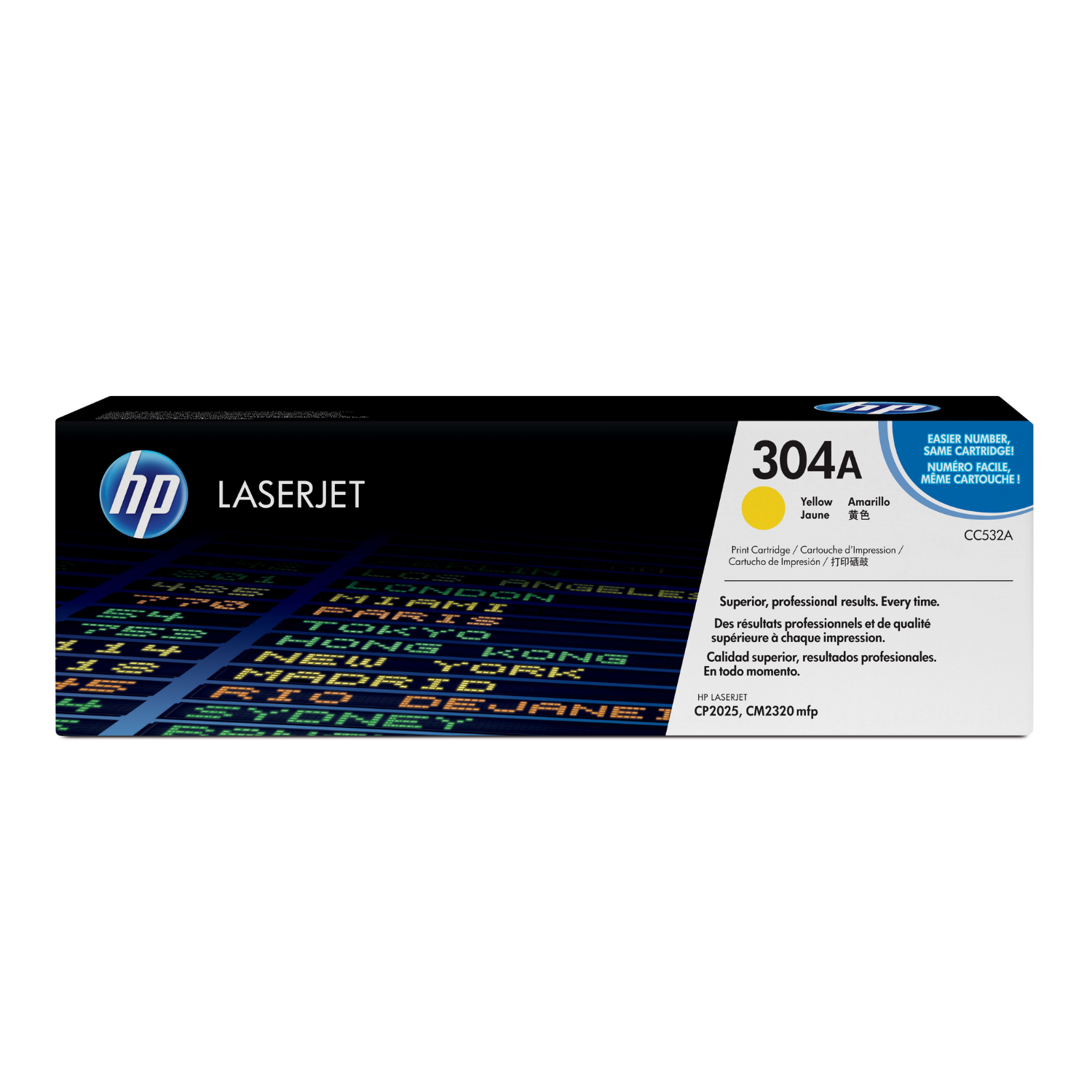 Toner HP 304A Yellow (CC532A) LaserJet CP2025/CM2320 2800 Pag.