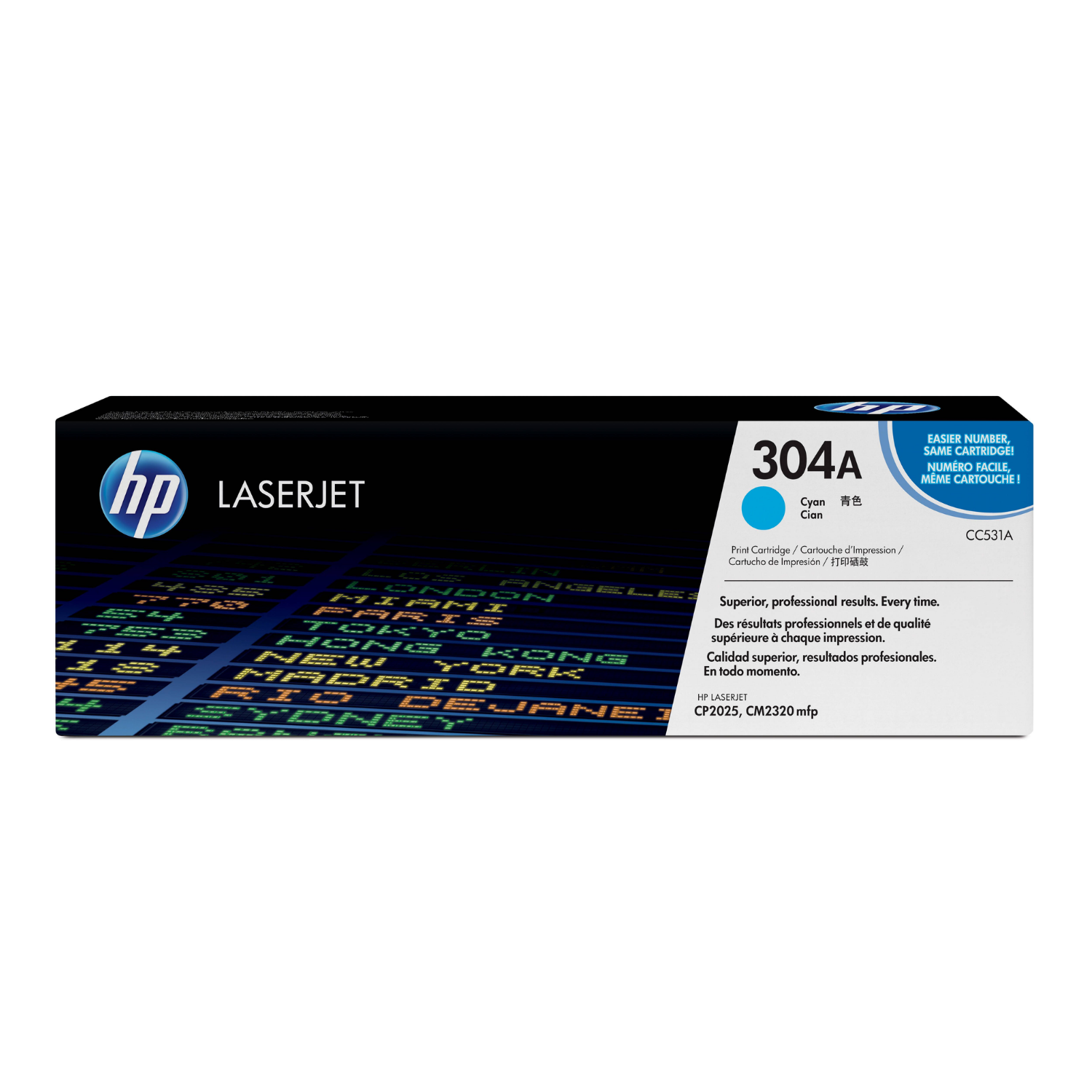 Toner HP 304A Cian (CC531A) LaserJet CP2025/CM2320 2800 Pag.