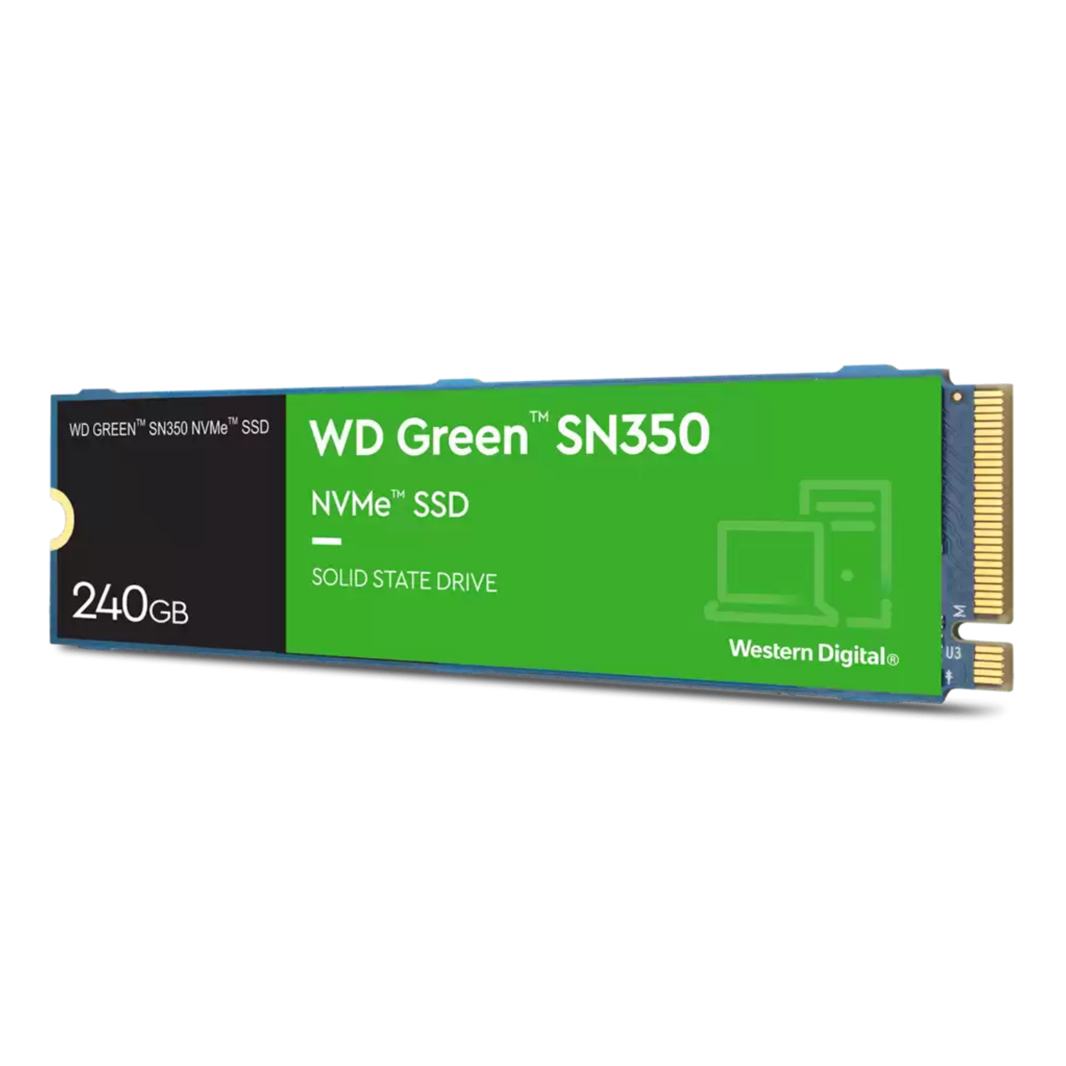 Disco Duro Solido Wester Digital Green SN350 240GB M.2 PCIe (WDS240G2G0C)