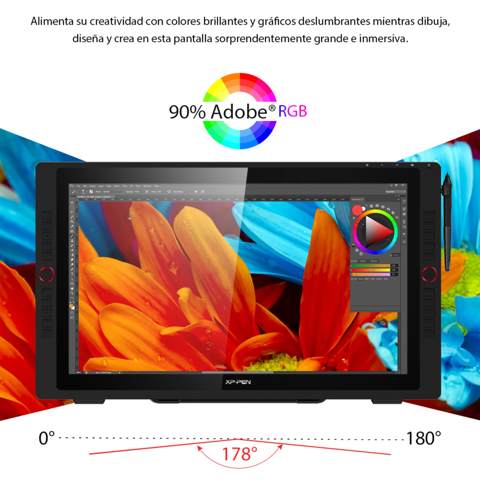 Pantalla Grafica XPPen Artist 24 Pro 2K QHD