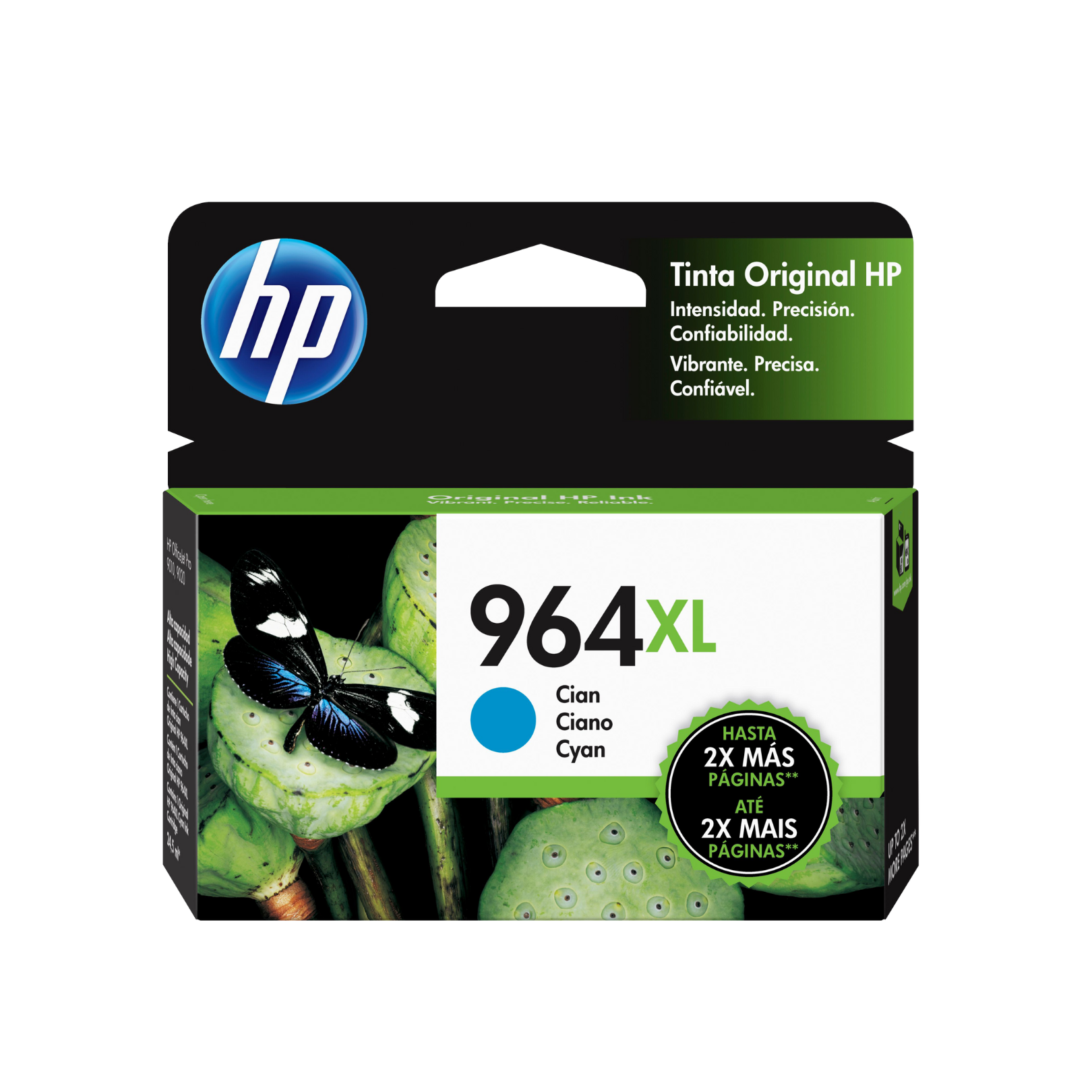 Cartucho de tinta HP 964XL Cian (3JA54AL) OfficeJet 9010/9020 1600 Pag.
