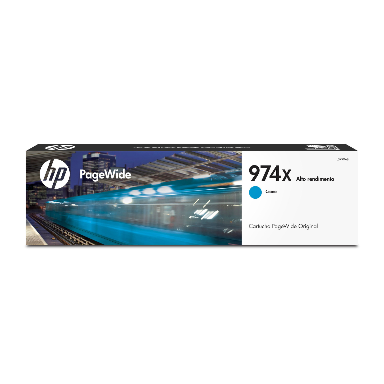 Cartucho de tinta HP 974X Cian (L0R99AL) PageWide 452DW/577DW 7000 Pag.