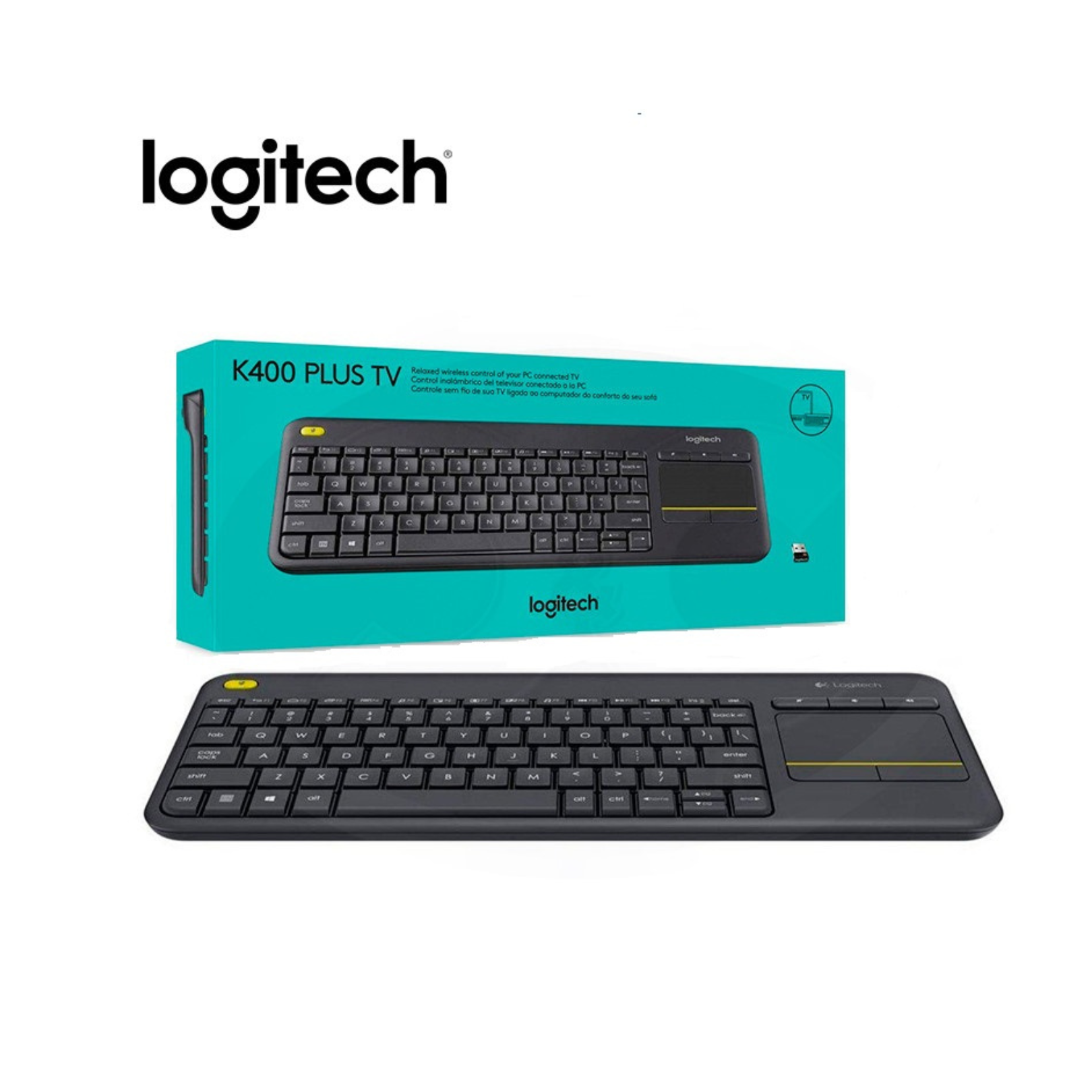 Teclado con TouchPad logitech K400